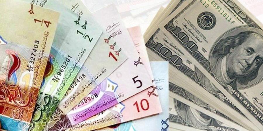 ارتفاع سعر الدولار الأمريكي إلى 0.305 دينار واليورو ينخفض إلى 0.339