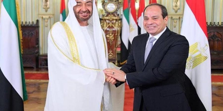 الرئيس السيسي والشيخ محمد بن زايد يصلان مقر حفل تخرج دفعة الكليات العسكرية