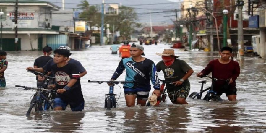 مقتل 5 أشخاص شمال الفلبين بسبب الإعصار كراثون