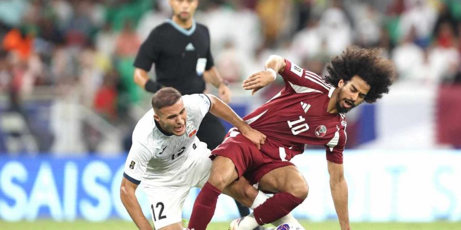 تصفيات آسيا المؤهلة لكأس العالم 2026| منتخب قطر يحقق الفوز الأول على حساب قيرغيزستان بثلاثية.. وكوريا الشمالية تتعادل أمام الإمارات (1/1)