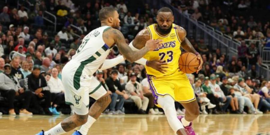 NBA: لوس انجلوس ليكرز يفوز على مضيفه ميلووكي باكس