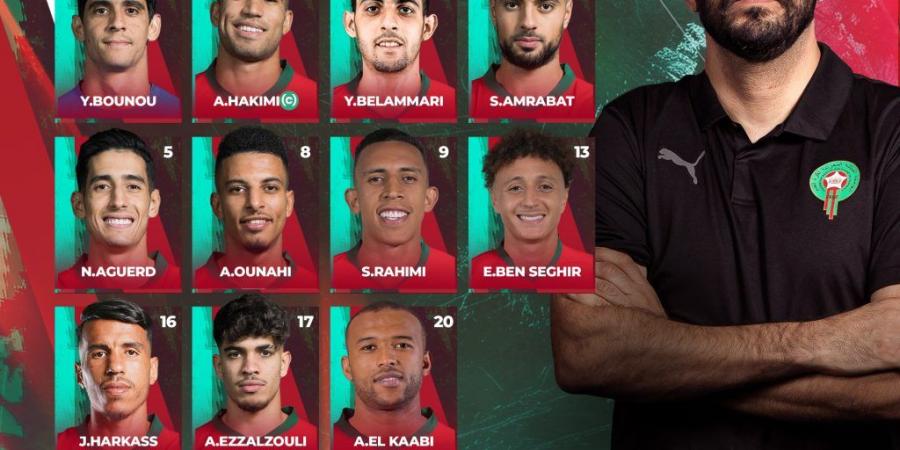 عاجل.. تشكيلة المنتخب المغربي في مواجهة إفريقيا الوسطى