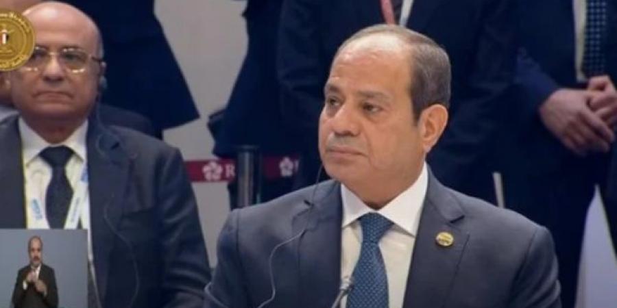 السيسي: مصر حريصة دوما على تعزيز التعاون بين الدول النامية لمواجهة التحديات