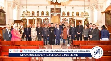 محافظ الدقهلية والقيادات الأمنية والتنفيذية يقدمون التهنئة للمسيحيين الكاثوليك والروم الأرثوذوكس بعيد الميلاد المجيد..صور