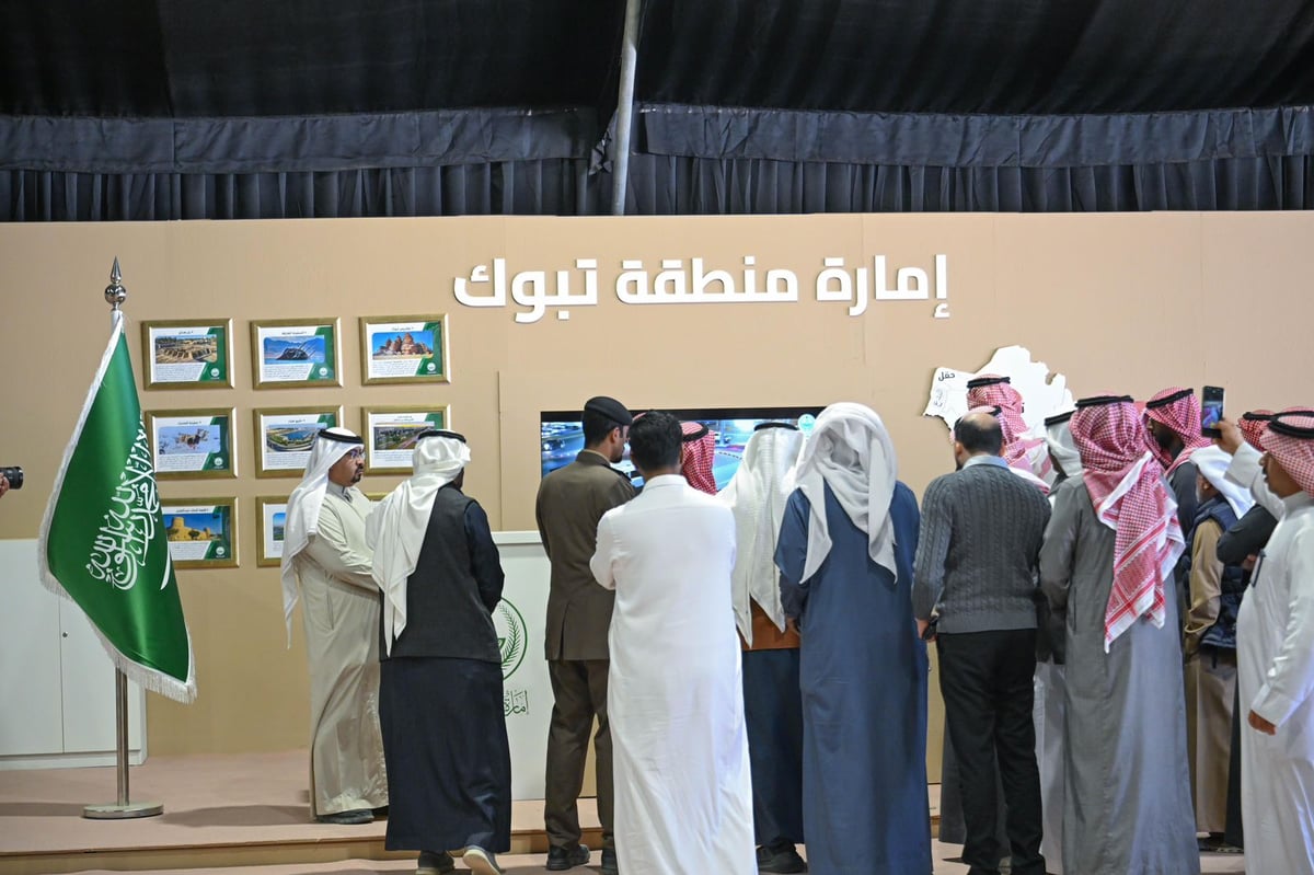 تقنية الواقع الافتراضي” “VR” تجذب زوار جناح إمارة تبوك بمعرض “واحة الأمن