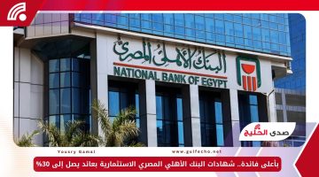 بأعلى فائدة.. شهادات البنك الأهلي المصري الاستثمارية بعائد يصل إلى 30%
