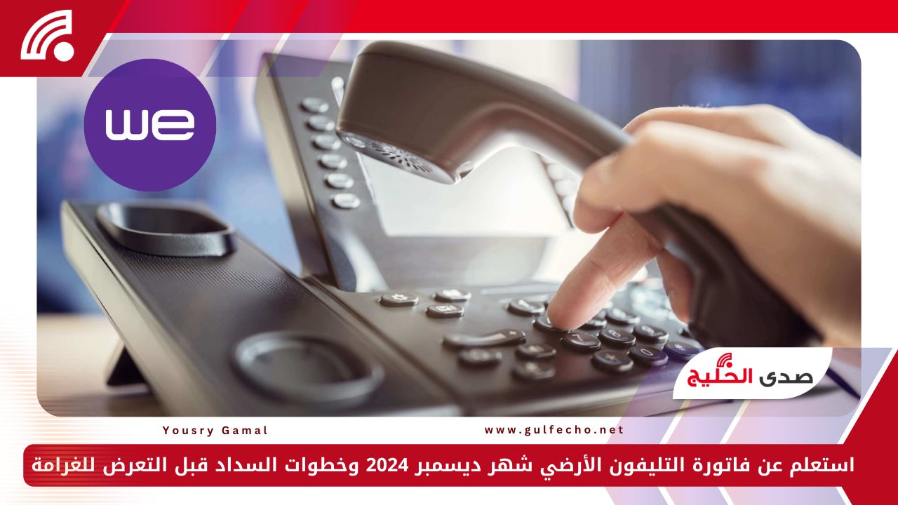 استعلم عن فاتورة التليفون الأرضي شهر ديسمبر 2024 وخطوات السداد قبل التعرض للغرامة 5 استعلم عن فاتورة التليفون الأرضي شهر ديسمبر 2024 وخطوات السداد قبل التعرض للغرامة