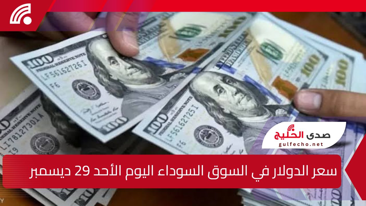 سعر الدولار في السوق السوداء اليوم الأحد 29 ديسمبر 2024 مقابل الجنيه المصري تعرف على أحدث الأسعار والتوقعات 5 سعر الدولار في السوق السوداء اليوم الأحد 29 ديسمبر 2024 مقابل الجنيه المصري تعرف على أحدث الأسعار والتوقعات