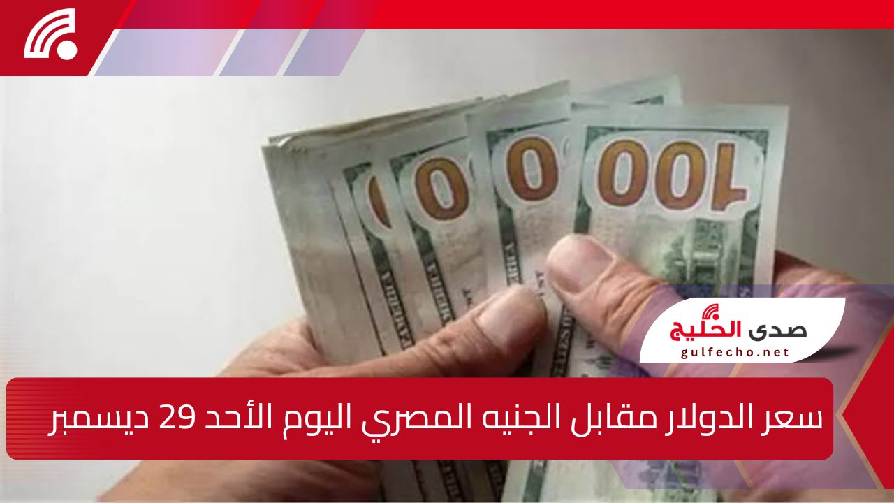 إليك سعر الدولار مقابل الجنيه المصري اليوم الأحد 29 ديسمبر وسعر الذهب أيضاً 5 إليك سعر الدولار مقابل الجنيه المصري اليوم الأحد 29 ديسمبر وسعر الذهب أيضاً