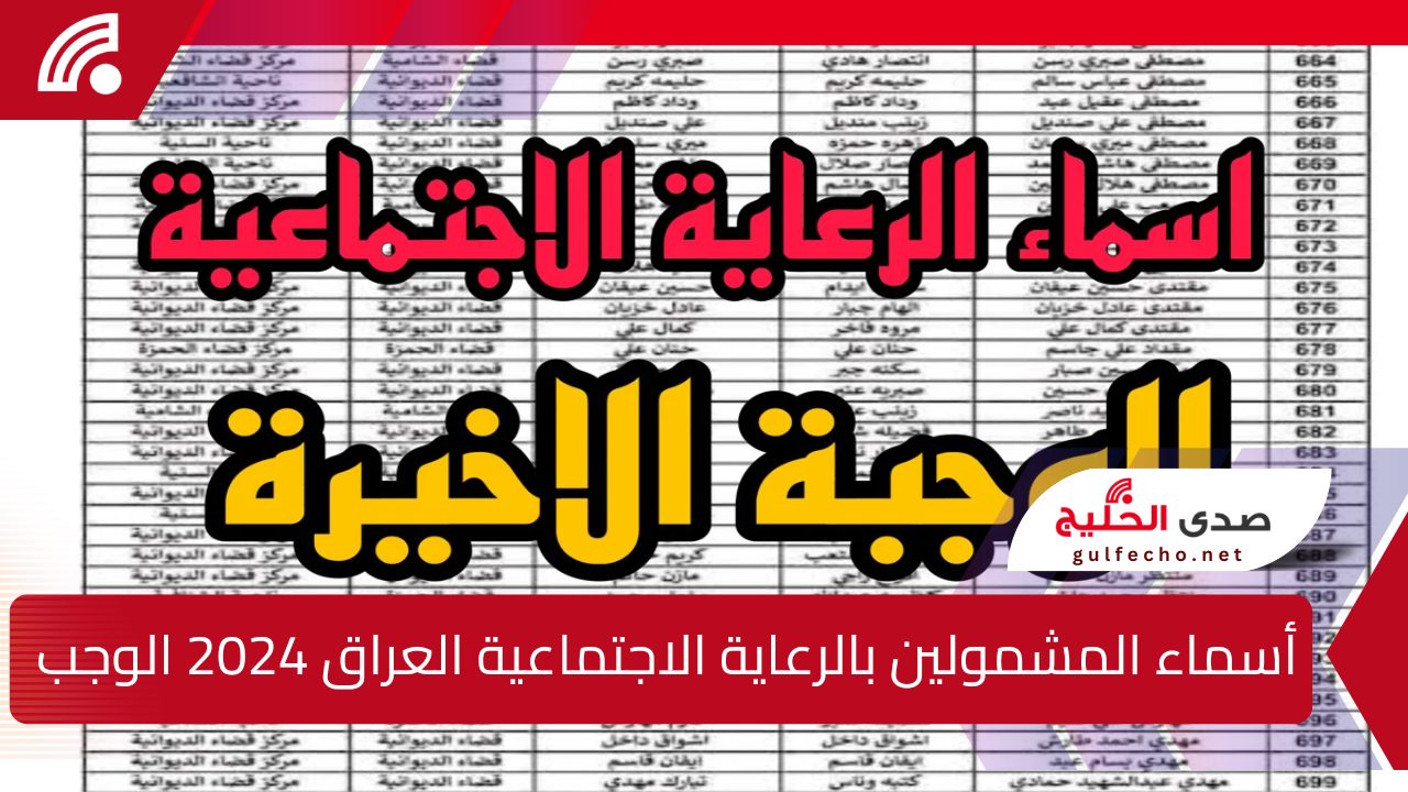 احصل على كشوفات ”pdf” رابط أسماء المشمولين بالرعاية الاجتماعية 2024 العراق عبر منصة مظلتي 5 احصل على كشوفات ”pdf” رابط أسماء المشمولين بالرعاية الاجتماعية 2024 العراق عبر منصة مظلتي
