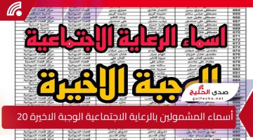 شوف اسمك فيهم.. أسماء المشمولين بالرعاية الاجتماعية الوجبة الاخيرة 2024 بعموم العراق عبر مظلتي