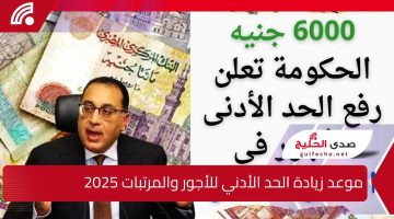 أخبار سارة للعاملين .. موعد زيادة الحد الأدني للأجور والمرتبات 2025
