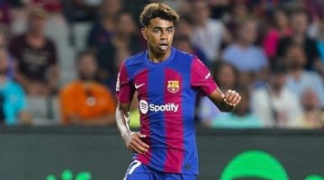 لامين يامال نجم برشلونة الشاب يواصل التعافي في دبي
