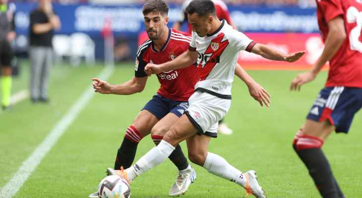 بث مباشر.. مشاهدة مباراة أوساسونا ورايو فاليكانو في الدوري الإسباني 5 بث مباشر.. مشاهدة مباراة أوساسونا ورايو فاليكانو في الدوري الإسباني