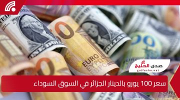 100 يورو شحال راه؟!.. سعر 100 يورو بالدينار الجزائر في السوق السوداء وسط حالة من الفوضى