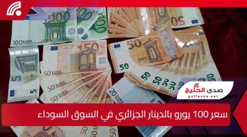 اليورو يشتعل في السكوار”.. سعر 100 يورو بالدينار الجزائري في السوق السوداء اليوم يشعل المنافسة بين EUR و DZD