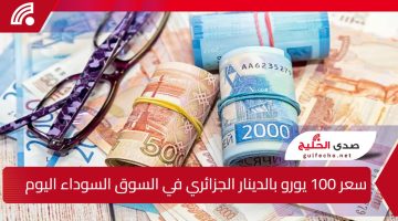 ارتفاع غير مسبوق في سعر 100 يورو بالدينار الجزائري في السوق السوداء اليوم وتأثيرات اقتصادية وتوقعات المستقبل