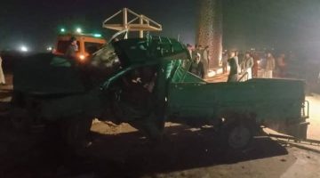 مصرع 7 عمال وإصابة 5 آخرين في انقلاب سيارة ربع نقل على طريق مطروح