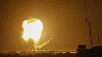 فلسطين.. غارات وقصف إسرائيلي شمال مخيم النصيرات وسط قطاع غزة