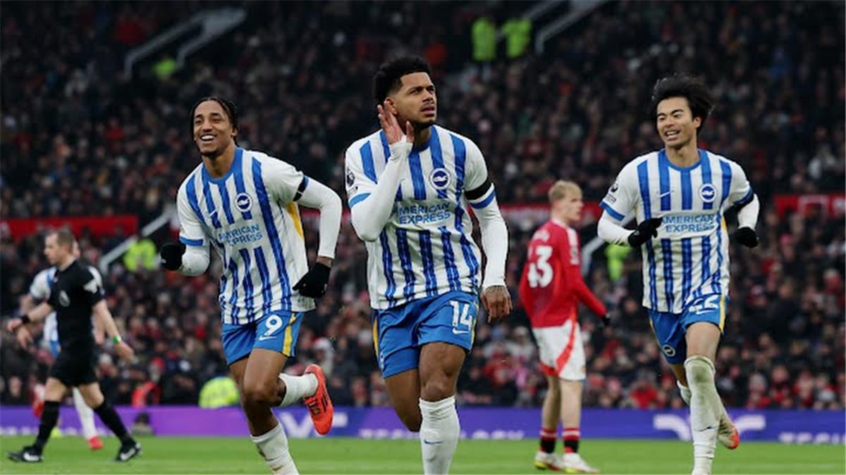 فيديو | مانشستر يونايتد يسقط بثلاثية أمام برايتون في الدوري الإنجليزي 5 فيديو | مانشستر يونايتد يسقط بثلاثية أمام برايتون في الدوري الإنجليزي