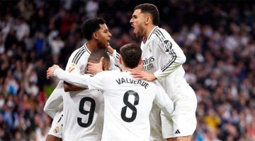 رجل مباراة ريال مدريد ولاس بالماس في الدوري الإسباني