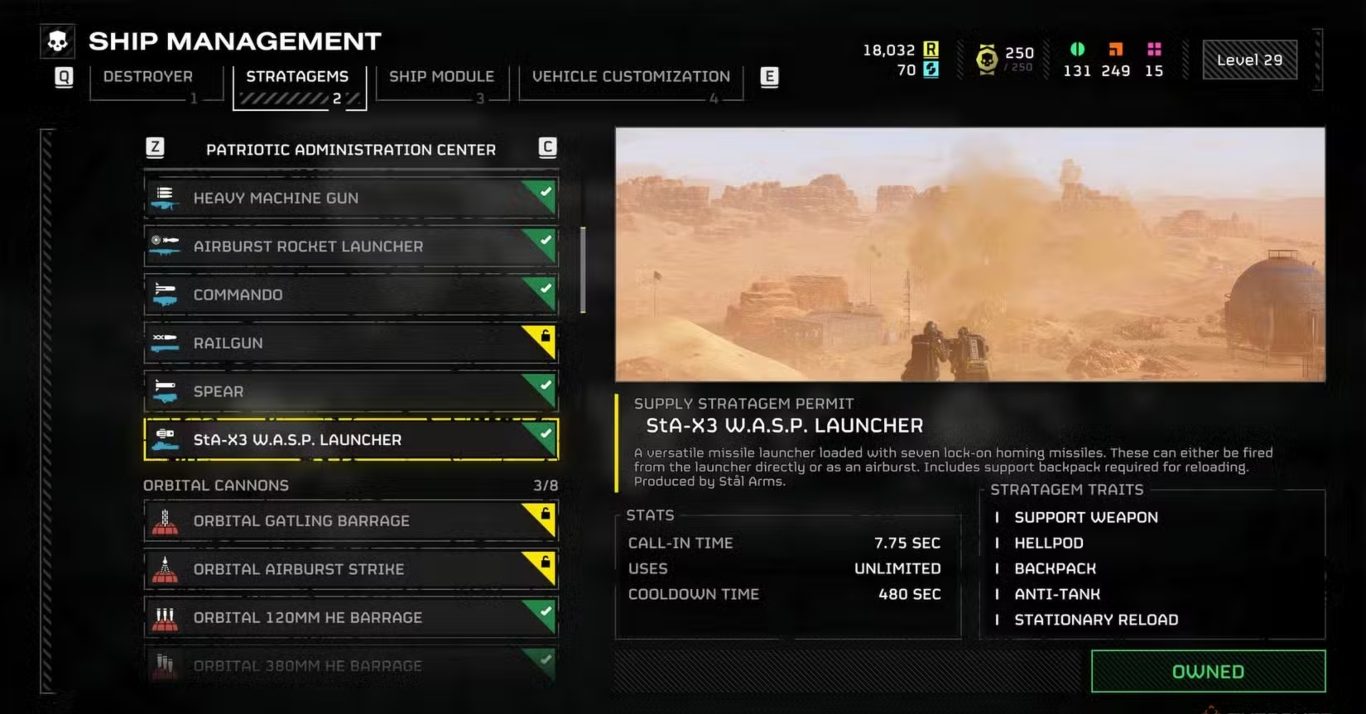 كيفية الحصول على Wasp Launcher واستخدامه في Helldivers 2 - صدي الخليج 7 1737504484 493 كيفية الحصول على Wasp Launcher واستخدامه في Helldivers 2