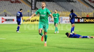 فخر الدين يسجل ثلاثية للمصري في شباك بلاك بولز