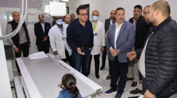 وزير الصحة يتفقد مستشفى جراحات اليوم الواحد بمركز أشمون