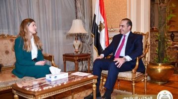 شراكة وثيقة.. وزير الشئون النيابية يستقبل عضو البرلمان الأوروبي