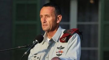 استقالة هارتسي هاليڤي رئيس أركان جيش الاحتلال الإسرائيلي من منصبه