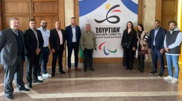 مجلس الريشة الطائرة يزور اللجنة البارالمبية لبحث سبل التعاون