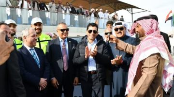 وزير الرياضة ومحافظ جنوب سيناء يشهدان ختام المهرجان العربي للهجن والتراث | الرياضة