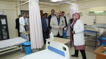 محافظ بني سويف يفتتح تطوير وحدة العناية المركزة بالمستشفى التخصصي | محافظات