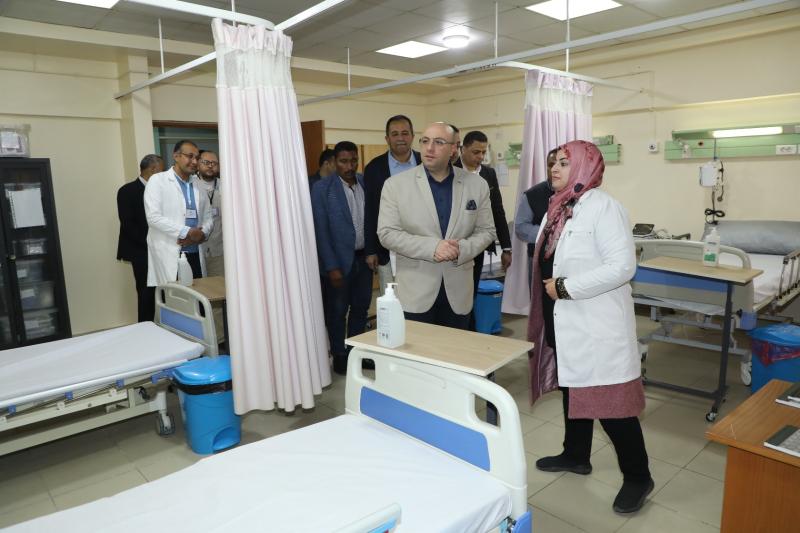 محافظ بني سويف يفتتح تطوير وحدة العناية المركزة بالمستشفى التخصصي | محافظات 5 محافظ بني سويف يفتتح تطوير وحدة العناية المركزة بالمستشفى التخصصي | محافظات