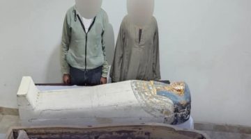 امن بنى سويف يضبط مومياء فرعونية و٢٦ قطعة اثرية | محافظات