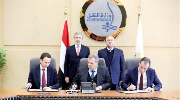 هيئة سكك حديد مصر توقع إتفاقية إنشاء شركة جديدة مع  «سالشيف الإيطالية»