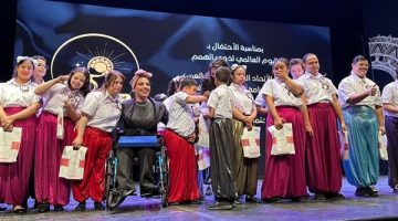 استقبال رائع بالأوبرا لمولد الشعبة العامة لتمكين ذوي الهمم