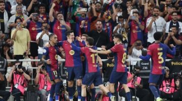 برشلونة يقسو على ريال مدريد ويُتوَّج بكأس السوبر الإسباني