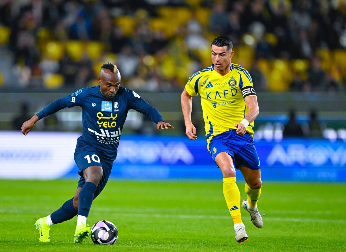 بأهداف "ماني" و "رونالدو".. النصر يعبر الأخدود.. ويقفز للمركز الثالث 5 بأهداف “ماني” و “رونالدو”.. النصر يعبر الأخدود.. ويقفز للمركز الثالث
