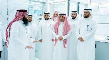 محافظ الليث ونائب محافظ الهيئة العامة للأوقاف يطلعان على منجزات أول وقف صناعي بالمملكة