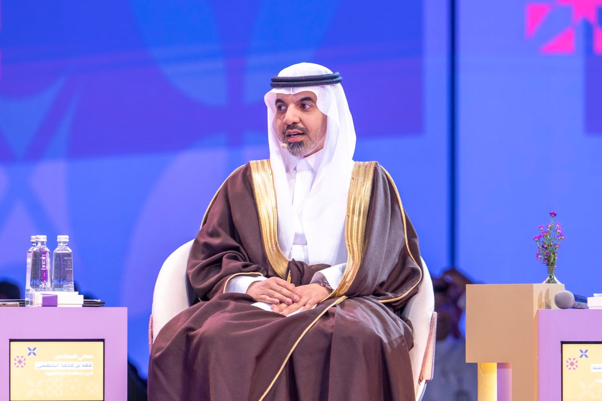 في مؤتمر الحج والعمرة.. "أمين المدينة" يتحدث بالأرقام عن عدد الزوّار والمشاريع في المدينة المنوّرة 5 في مؤتمر الحج والعمرة.. “أمين المدينة” يتحدث بالأرقام عن عدد الزوّار والمشاريع في المدينة المنوّرة