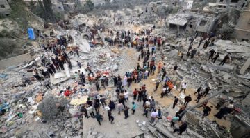 استشهد 5 فلسطينيين جراء قصف الاحتلال شمال قطاع غزة