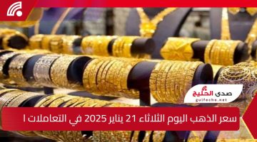 عيار 21 الأن بالمصنعية … سعر الذهب اليوم الثلاثاء 21 يناير 2025 في التعاملات المسائية بالصاغة