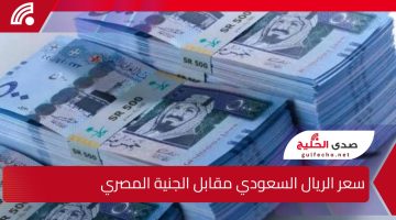 تعرف على سعر الريال السعودي مقابل الجنيه المصري اليوم الاثنين 27 يناير 2025 في السوق السوداء والبنوك وفقاً لآخر التحديثات الاقتصادية