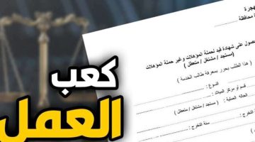 خطوات استخراج كعب العمل 2025 أون لاين.. الأوراق المطلوبة