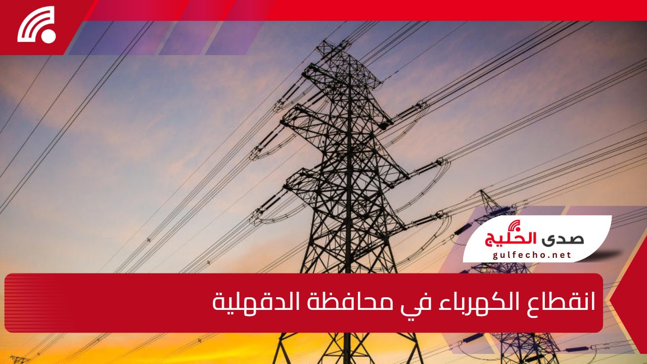 عاجل... انقطاع الكهرباء في محافظة الدقهلية في مناطق حيوية اليوم.. تفاصيل التأثر وتوقيتات الإصلاح 5 عاجل… انقطاع الكهرباء في محافظة الدقهلية في مناطق حيوية اليوم.. تفاصيل التأثر وتوقيتات الإصلاح