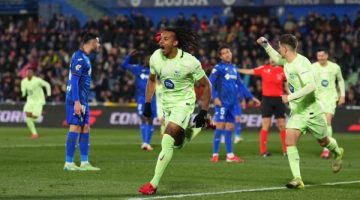 برشلونة يسقط في فخ التعادل أمام خيتافي بالدوري الإسباني