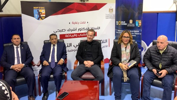 رئيس الاتحاد العالمي للملاكمة يشيد بالمنشآت الرياضية بالعاصمة الإدارية 5 رئيس الاتحاد العالمي للملاكمة يشيد بالمنشآت الرياضية بالعاصمة الإدارية