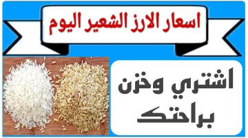 “خزن لرمضان” سعر طن الأرز الشعير اليوم وأسعار السلع الغذائية 2025