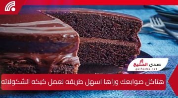 هتاكل صوابعك وراها .. اسهل طريقه لعمل كيكه الشكولاته فى المنزل … مضمونه 100٪